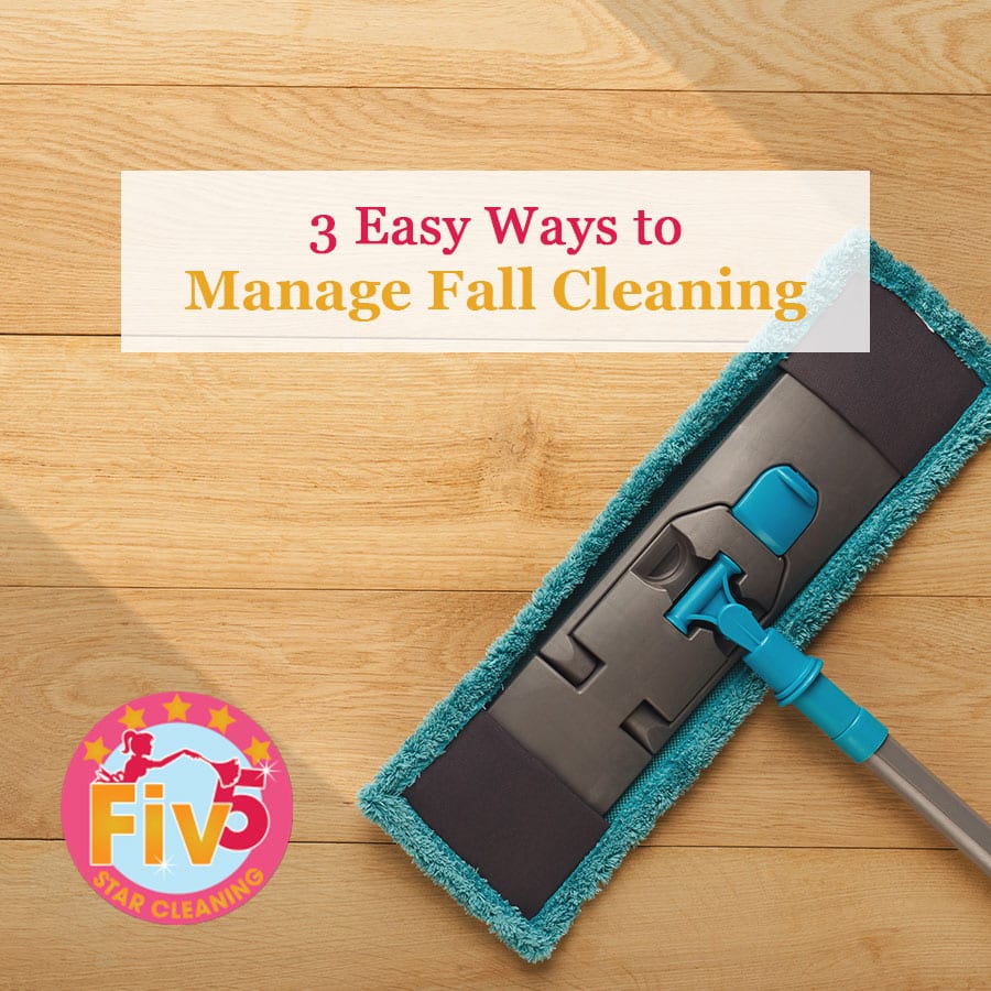 3 Easy Ways to Manage Fall Cleaning